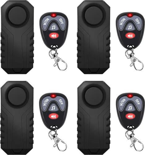 Vista 20 de Sistema de alarma para bicicleta USUPERINK antirrobo, alarma de bicicleta Negro