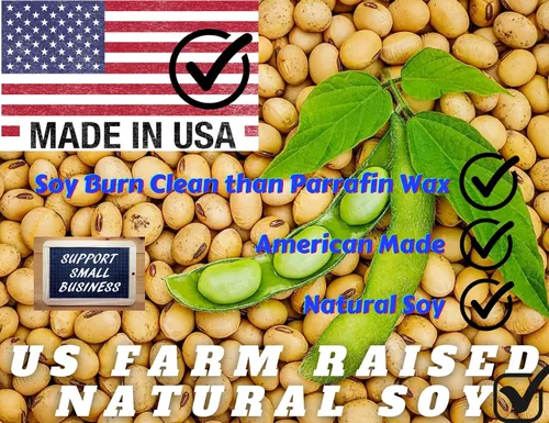 Vista 5 de Cera de soja para derretir Fabricado en Estados Unidos Fundición de cera de soja a base de plantas Acogedor almizcle de cedro de caoba