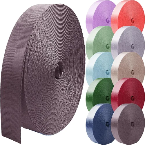 Vista 8 de Correas de nailon de 1 pulgada 1.5 pulgadas 2 pulgadas correa de nailon correas de mochila, 10 25 50 3.3 yardas correas