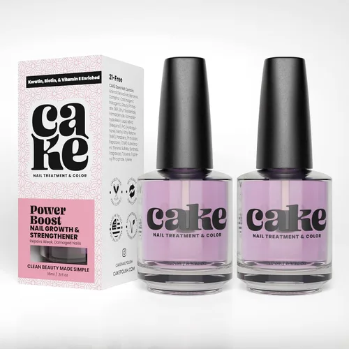 Vista 11 de Dúo fortalecedor de uñas y esmalte de uñas, reparación de uñas para uñas dañadas, endurecedor y crecimiento de uñas, no tóxico, cepillo aplicador