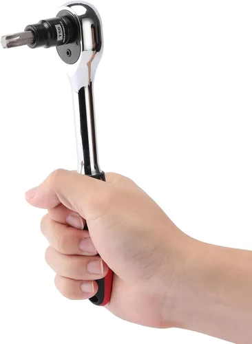 Vista 5 de MIXPOWER Juego de 25 puntas y dados Torx, 13 puntas de estrella (T8- T60) y 12 enchufes E-Torx (E4-E22), juego de mecánico de automóviles