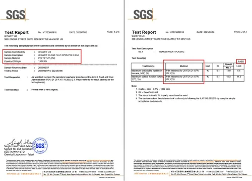 Vista 6 de Wowfit 10 bolsas de polietileno planas de plástico transparente de 21 x 31 pulgadas, 0.063 in de grosor, bolsas multiusos de grado alimenticio