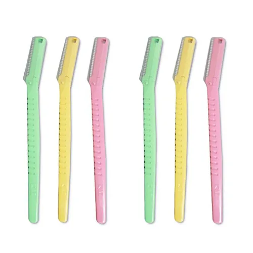 Vista 2 de KAI TOUCH N BROW - Maquinilla de afeitar para cejas, 3 unidades (paquete de 2)