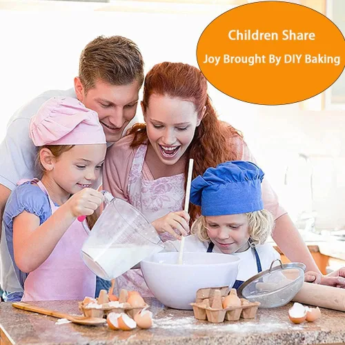 Vista 4 de Juego de 20 tazas y cucharas medidoras apilables de acero inoxidable, cucharas y tazas medidoras de plástico para ingredientes secos y líquidos