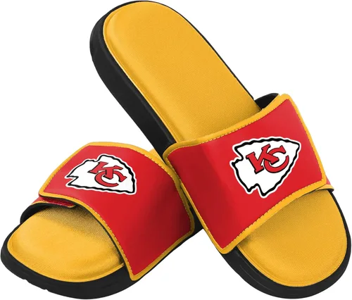 Vista 14 de FOCO mens NFL Team Logo Sport Shower Foam Slide Flip Flop Sandals