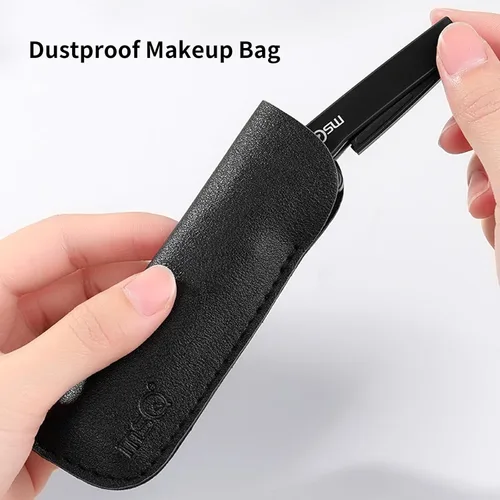 Vista 4 de Peine de pestañas MSQ Separador de pestañas Peine plegable para cejas Cepillo aplicador de pestañas y cejas Definidor de cejas y cepillo de pestañas