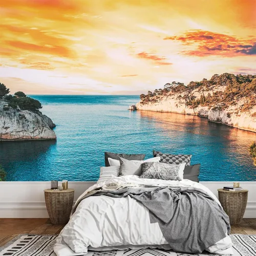 Vista 12 de Calcomanías de pared de nieve antártica, calcomanías de pared de pingüinos, murales de pared extraíbles, decoración de pared para dormitorio