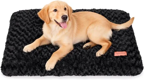 Vista 12 de ULIGOTA - Alfombrilla de cama para perro, suave y mullida, para jaula de perro, cama para perros pequeños, medianos y grandes, y gatos, lavable