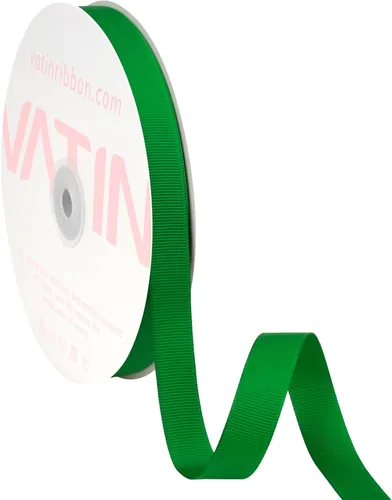 Vista 21 de VATIN Cinta de Grogrén Negra, 1-1/2" x 50 Yardas Continuas, Cinta de Grogrén de Poliéster Negra, Usar para Lazos de Bricolaje, Accesorios