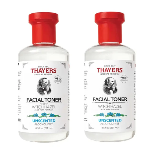 Vista 13 de THAYERS - Tónico facial hidratante sin alcohol con agua de coco y hamamelis con fórmula de aloe vera, vegano, probado y recomendado por