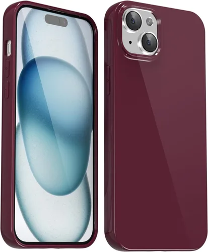 Vista 466 de Svanove para iPhone 7 Plus/ 8 Plus, funda de silicona, de goma suave brillante y gel de jey lindo, funda protectora de plástico simple y lisa