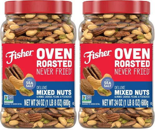Vista 12 de FISHER Oven Roasted Never Fried - Mezcla de frutos secos asados al horno, nunca fritos