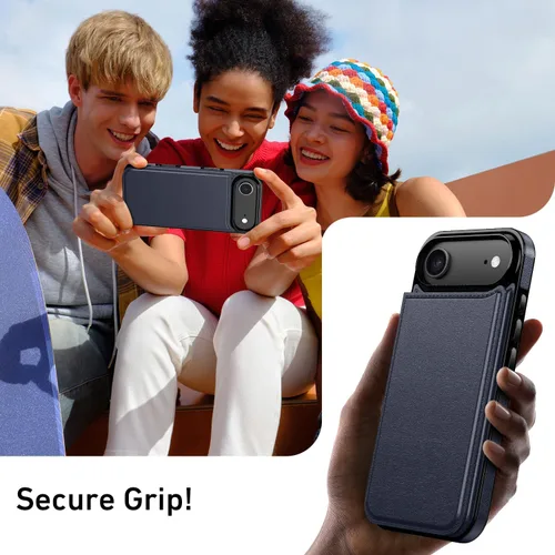 Vista 559 de LETO para iPhone 15 Pro Funda tipo cartera - Tapa tipo folio con patada - Diseños de moda - Tarjetero - Funda protectora para mujeres y niñas - 6.1