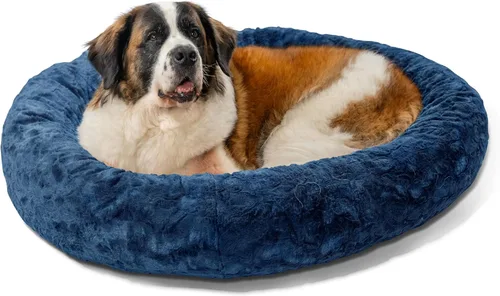 Vista 23 de Best Friends by Sheri Original Calming Donut Dog and Cat Bed, Shag Faux Fur