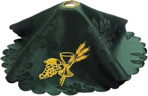 Vista 14 de BLESSUME Tela de altar Cáliz Pall Velo de cáliz