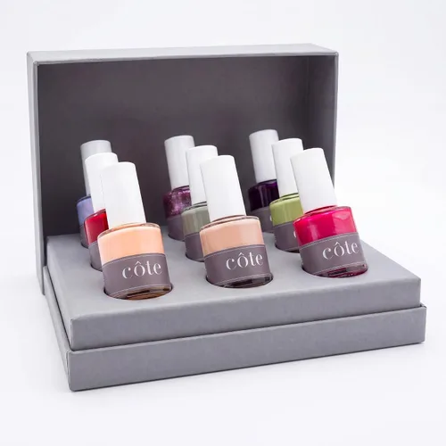 Vista 26 de Cote Beauty's Sangria - Esmalte de uñas natural ciruela, acabado suave y crema, tono joya, esmalte de uñas de larga duración, resistente a