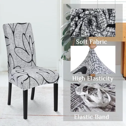 Vista 5 de FIGOOO Fundas para sillas de comedor