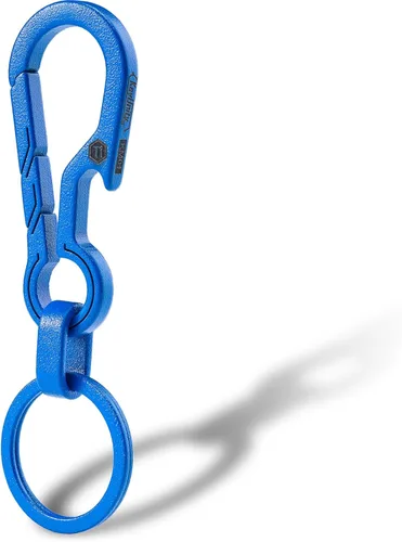Vista 10 de KeyUnity KM01 Titanio EDC Llavero Clip con abrebotellas, Mosquetón de liberación rápida Llavero Soporte para Hombres