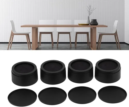 Vista 3 de Furniture Risers, 4PCS Bed Lifts Riser Non Slip Floor Protector Furniture for Dorm Room Storage