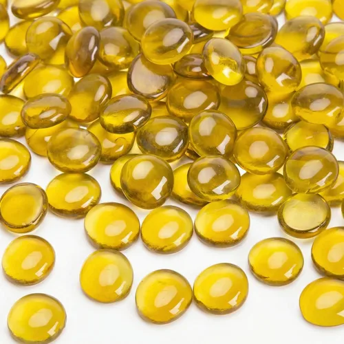 Vista 9 de FUTUREPLUSX Canicas de Vidrio Plano Negro de 5 Libras, Cuentas de Piedras Preciosas, Rocas de Acuario para Pecera, Piedras de Grava a Granel