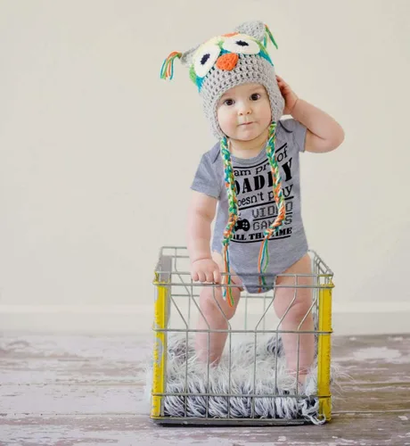 Vista 7 de Loveternal - Mameluco de algodón para bebé (0-12 meses), para niño o niña, recién nacido, texto de frase linda