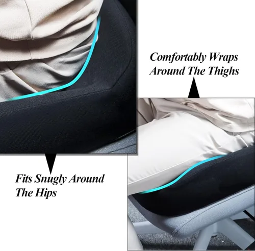 Vista 6 de Almohada grande con forma de dona para aliviar el dolor de coxis, cojín de asiento de rosquilla, almohada de dona para embarazo posparto, ayuda a