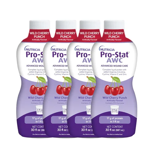 Vista 6 de Pro-Stat Advanced Wound Care (AWC), alimento médico concentrado de proteína líquida - sabor Berry Fusion, botella de 30 onzas líquidas