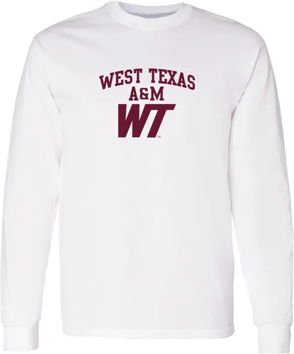 Vista 18 de NCAA oficial de College – University Team Color Arco Logo Manga Larga