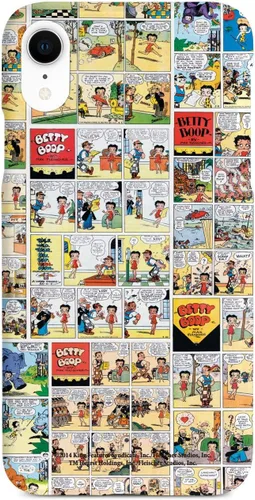 Vista 11 de Inspired Cases - Compatible con iPhone Xs Max - Funda protectora con textura 3D para Apple iPhone Xs Max - Vintage Betty Boop