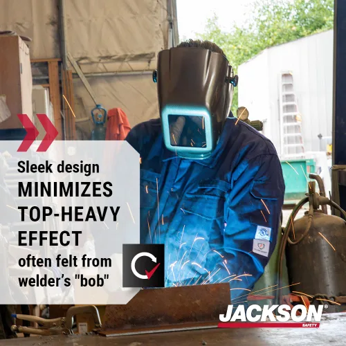 Vista 6 de Jackson Safety W10 HLX 100 - Casco para soldadura estática metal pesado., 1