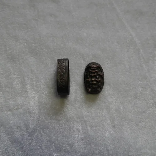 Vista 17 de Espada samurái japonesa KOSHIRAE – Aleación de Fuchi Kashira 01-44