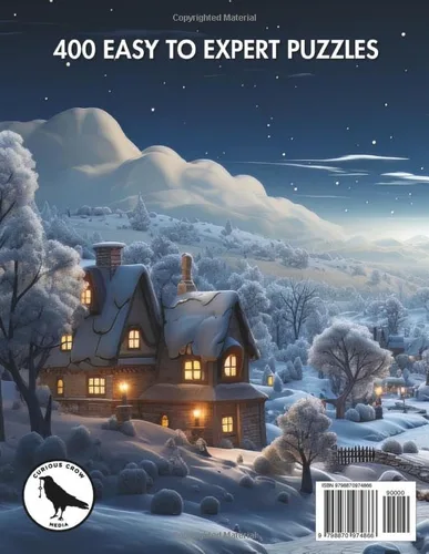 Vista 2 de Snowed In Sudoku, Easy to Expert 400 Large Print Puzzles