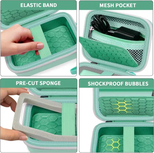 Vista 4 de Comecase Funda protectora y de transporte para cámara digital, para CAMKORY/para Kodak Pixpro/para Canon PowerShot ELPH 180/190/para cámaras Sony