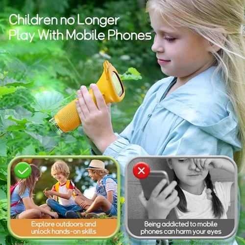 Vista 2 de Microscopio para Niños WINWEND - Microscopio de Bolsillo de 1000X Microscopio Portátil para Niño Microscopios Mini para Foto y Video Microscopios