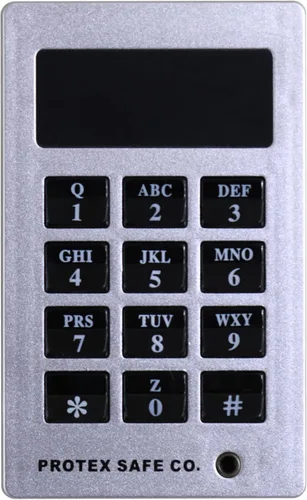 Vista 5 de Protex Safe - Caja fuerte de pared con teclado electrónico (PWS-1814E), caja fuerte de pared resistente a robos, sistema de bloqueo electrónico