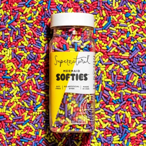 Vista 12 de Chocolate Softies Fair Trade Sprinkles de Supernatural, hecho en EE. UU., sin sabores artificiales ni colorantes artificiales, natural, sin soja