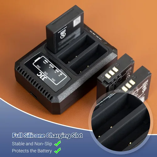 Vista 3 de Cargador USB de batería múltiple DB-120 actualizado con puerto USB-C, para Ricoh GR IV GRIV GR4 GR IV HDF GR IV monocromo, cargador para accesorios