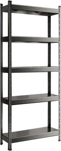 Shelves Garage Shelving, 5-Tier Adjustable Shelf, 2000 lbs Weight Capacity Storage Rack, Heavy Duty Inrial Metal Shelving Unit (A 150 * 40 * 200cm)