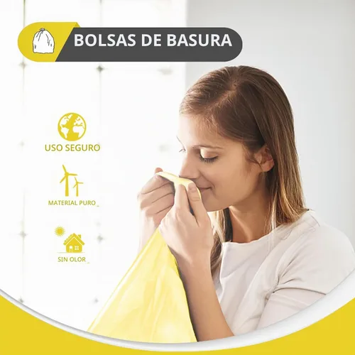 Vista 7 de Teivio Bolsas de basura coloridas medianas de 8 galones, 80 bolsas