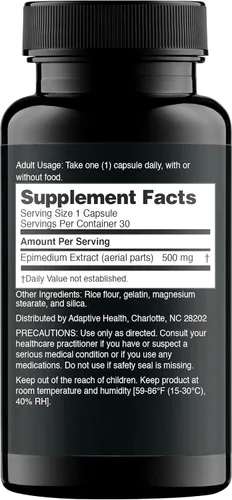 Vista 3 de Nugenix Suplementos esenciales de hierba de cabra cachonda y Tongkat Ali