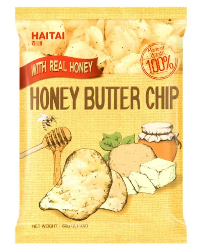 Vista 2 de Haitai No. 1 - Bocadillo coreano / galletas / dulces (bola Homerun (1.62 onzas, 1.62 oz), paquete de 12