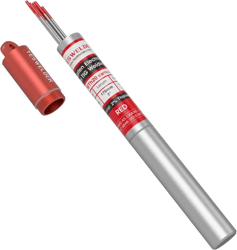 Vista 34 de YESWELDER Electrodo de tungsteno TIG Weld 1/8"x 7" 10-pk, no radiactivo comparable a E3 púrpura