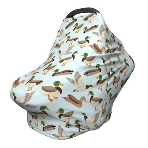 Vista 15 de Lindas fundas de asiento de coche con diseño de mariposa para bebé, multiusos para asiento de automóvil, cubierta de transporte transpirable