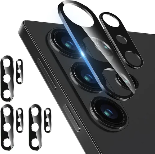 Vista 9 de Paquete de 3 protectores de lente de cámara para Samsung Galaxy A17, protector de cámara de vidrio templado, cubierta trasera de lente ultra HD