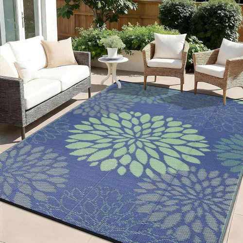 Vista 29 de Ileading Alfombra de exterior para patios 5'x8