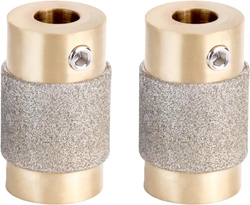 2 brocas de núcleo de latón de 3/4 pulgadas para amoladora de vitrales, juego de herramientas de cabezal de broca de diamante para suministros de