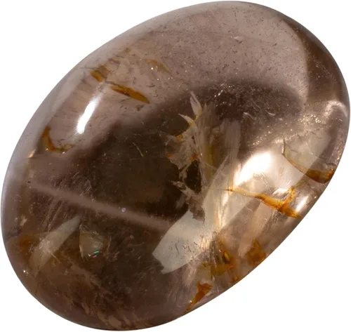 Vista 31 de KALIFANO Palm Stone with Healing & Calming Effects - AAA+ Grade High Energy Worry Stone with Information Card - Reiki Crystal Used for Courage