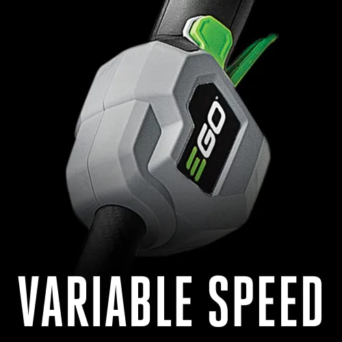 Vista 6 de EGO POWER+ Cortadora de Hilo, Alimentada por Batería, Cortadora de 15" para Malezas y Césped con POWERLOAD y Eje Dividido de Fibra de Carbono