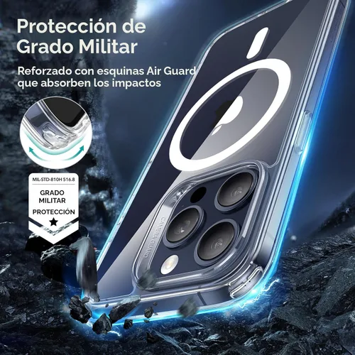 Vista 5 de ESR Funda para iPhone 11, compatible con MagSafe, protección de grado militar a prueba de golpes, funda magnética para iPhone 11, funda híbrida