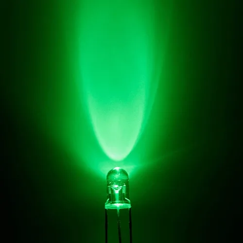 Vista 3 de Chanzon 100 luces de diodo LED rojo y verde de 0.197 in de ánodo común (transparente redondo transparente bicolor) iluminación brillante lámparas